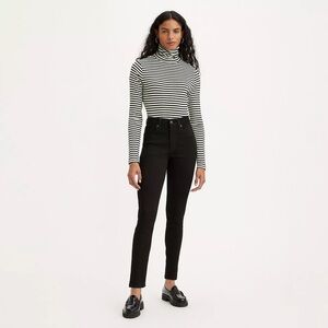 Levi’s 721 High Rise Skinny Jeans in Soft Black, Women’s 29W x 28L